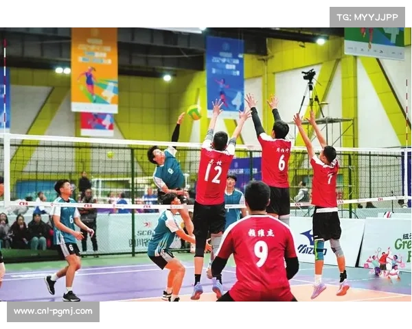 四川城市排球联赛青少年组男子赛事在内江威远县精彩举行